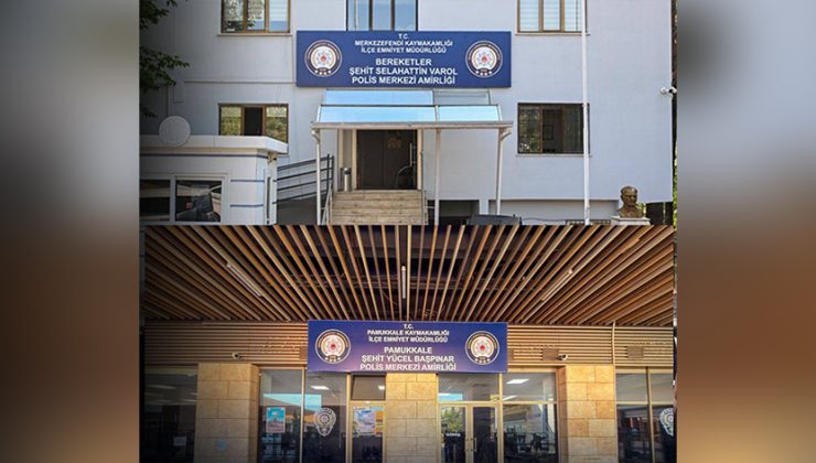 Denizli Emniyetinde İki Merkezin Tabelası Değişiyor